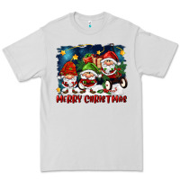 Dove Grey merry christmas gnomies wagon Premium Tee - FaDigitalArtStudio