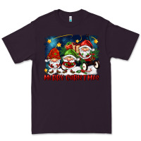 Plum merry christmas gnomies wagon Premium Tee - FaDigitalArtStudio