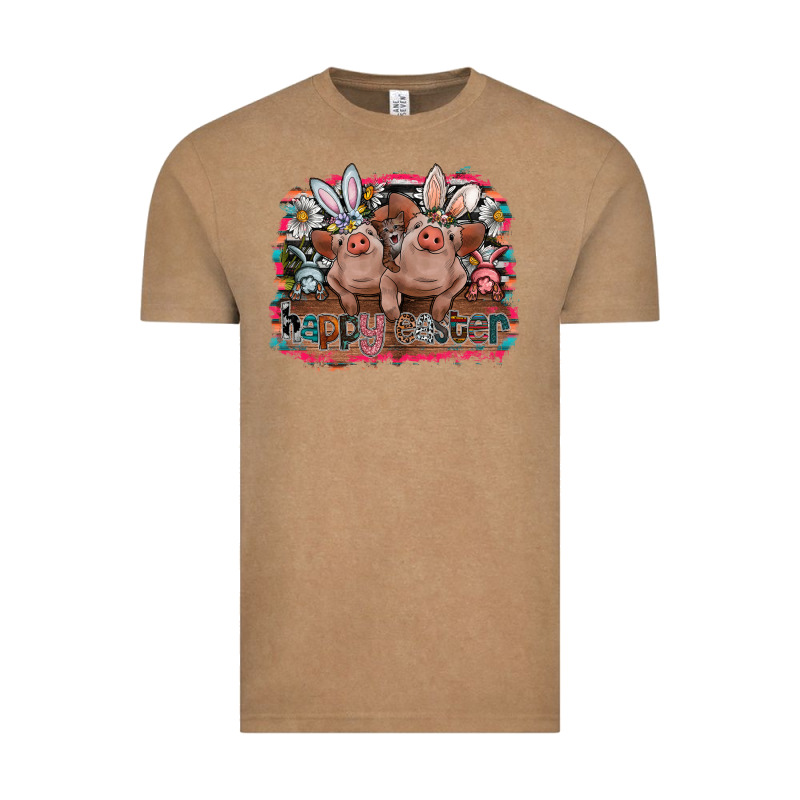 Happy Easter Vintage Tee by CowhideDigitalArt | Teevron