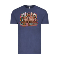 Vintage Denim Happy Easter Vintage Tee - CowhideDigitalArt