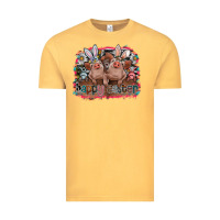 Vintage Mustard Happy Easter Vintage Tee - CowhideDigitalArt
