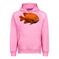 Fuchsia Pink California Garibaldi Fish Urban Hoodie - RanaPortraitStore