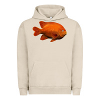 Pigment French Oak California Garibaldi Fish Urban Hoodie - RanaPortraitStore