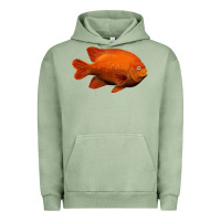Pigment Oil Green California Garibaldi Fish Urban Hoodie - RanaPortraitStore