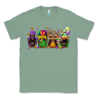 Sage Mardi Gras afro gnomies Classic Tee - FaDigitalArtStudio
