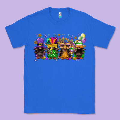 Mardi Gras Afro Gnomies Classic Tee Designed By Fadigitalartstudio