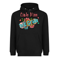 Black little miss third grade Heavyweight Hoodie - RanaPortraitStore