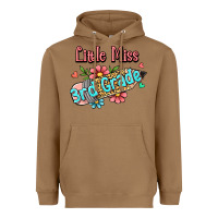 Toasted Coconut little miss third grade Heavyweight Hoodie - RanaPortraitStore