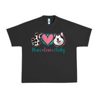Pigment Black Peace Love Husky Urban Heavy Tee - Jasminsmagicworld