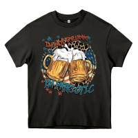 Asphalt I'm not drunk i'm patriotic Heavy Core Tee - FaDigitalArtStudio