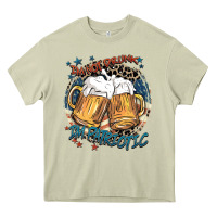 Mossy I'm not drunk i'm patriotic Heavy Core Tee - FaDigitalArtStudio