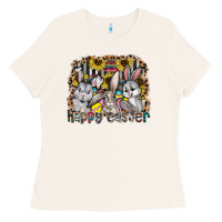 Bone Happy Easter Ladies Tee - CowhideDigitalArt