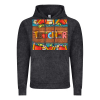 Vintage Black teacher and pens apples books leopard and tooled leather tumbler Vintage Hoodie - Artiststas