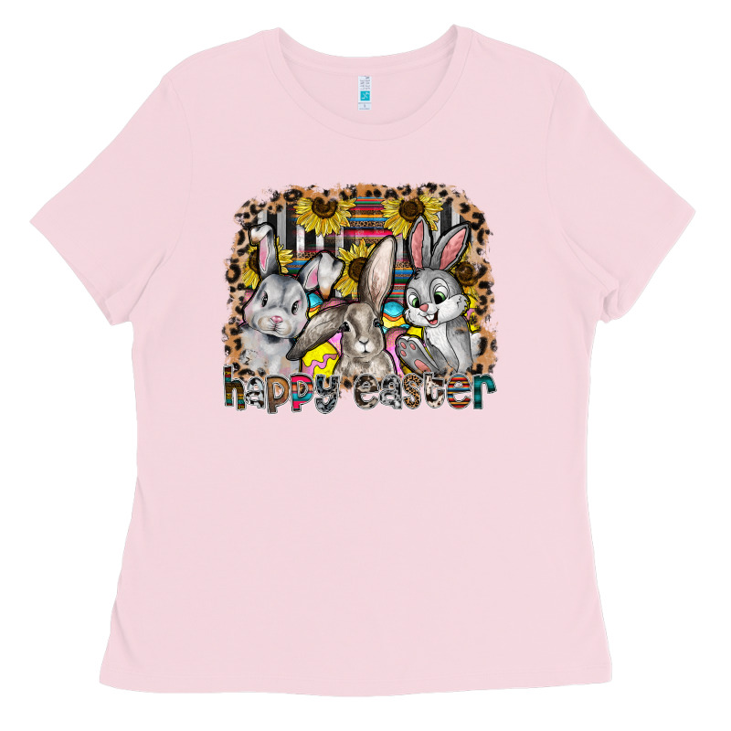 Happy Easter Ladies Tee by CowhideDigitalArt | Teevron