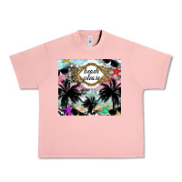 Salmon Beach Please Urban Heavy Tee - CowhideDigitalArt