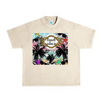 Sandshell Beach Please Urban Heavy Tee - CowhideDigitalArt
