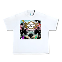 White Beach Please Urban Heavy Tee - CowhideDigitalArt