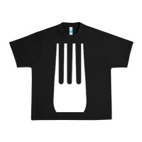 Black kitchen utensil fork simple easy halloween party costume long sleeve t Urban Heavy Tee - baoMotion