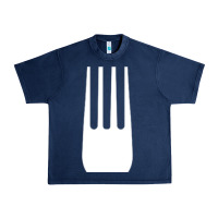 Navy kitchen utensil fork simple easy halloween party costume long sleeve t Urban Heavy Tee - baoMotion