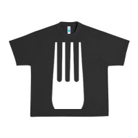 Pigment Black kitchen utensil fork simple easy halloween party costume long sleeve t Urban Heavy Tee - baoMotion