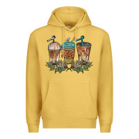 Antique Gold western coffees Premium Hoodie - BarkalooDesign