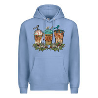 Colony Blue western coffees Premium Hoodie - BarkalooDesign