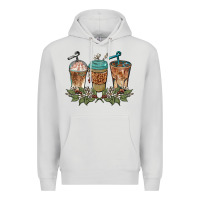 Dove Grey western coffees Premium Hoodie - BarkalooDesign