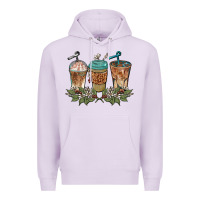 Lilac western coffees Premium Hoodie - BarkalooDesign