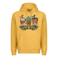 Mustard western coffees Premium Hoodie - BarkalooDesign