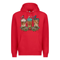 Red western coffees Premium Hoodie - BarkalooDesign