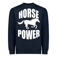 Navy Horse Power Heavyweight Sweatshirt - Bettercallsaul