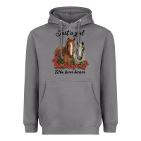 Storm just a girl who loves horses no background Heavyweight Hoodie - RanaPortraitStore