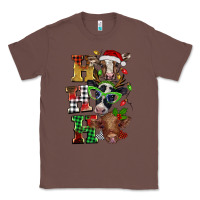 Chestnut Christmas ho ho ho cow Classic Tee - BarkalooDesign