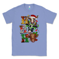 Colony Blue Christmas ho ho ho cow Classic Tee - BarkalooDesign