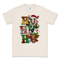 Natural Christmas ho ho ho cow Classic Tee - BarkalooDesign