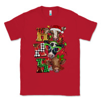 Red Christmas ho ho ho cow Classic Tee - BarkalooDesign