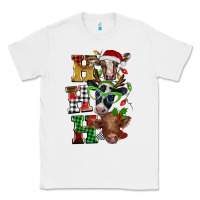 White Christmas ho ho ho cow Classic Tee - BarkalooDesign