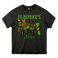 Asphalt St. Patrick's knows Jesus arose Heavy Core Tee - FaDigitalArtStudio