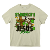 Mossy St. Patrick's knows Jesus arose Heavy Core Tee - FaDigitalArtStudio