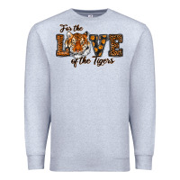 Heather Grey love of the tigers Premium Sweatshirt - RanaPortraitStore