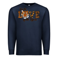 Navy love of the tigers Premium Sweatshirt - RanaPortraitStore
