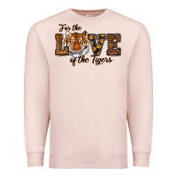 Pale Pink love of the tigers Premium Sweatshirt - RanaPortraitStore