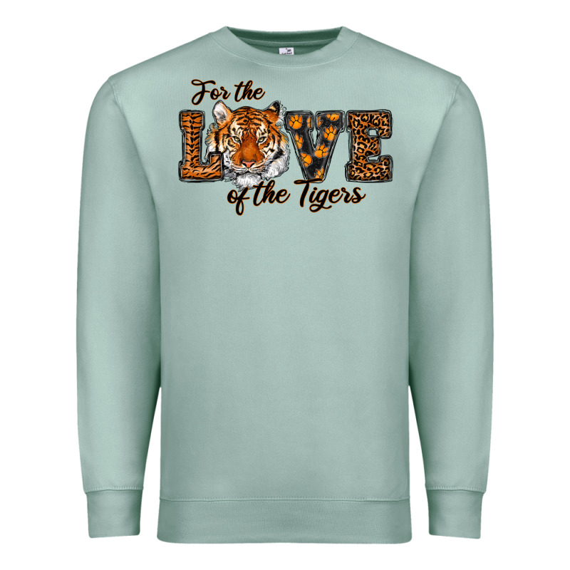 Love Of The Tigers Premium Sweatshirt by RanaPortraitStore | Teevron