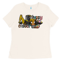 Bone Happy Easter Ladies Tee - CowhideDigitalArt