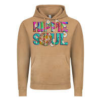 Vintage Camel hippie soul with tie dye and flowers Vintage Hoodie - Artiststas