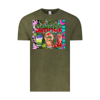 Vintage Olive summer time Vintage Tee - CowhideDigitalArt