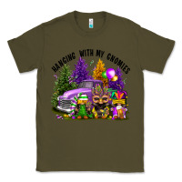 Army Green mardi gras hanging with my gnomies Classic Tee - FaDigitalArtStudio