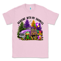 Bubblegum Pink mardi gras hanging with my gnomies Classic Tee - FaDigitalArtStudio