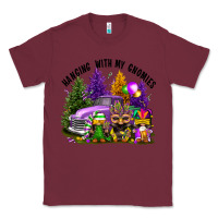 Burgundy mardi gras hanging with my gnomies Classic Tee - FaDigitalArtStudio