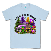 Dusty Blue mardi gras hanging with my gnomies Classic Tee - FaDigitalArtStudio